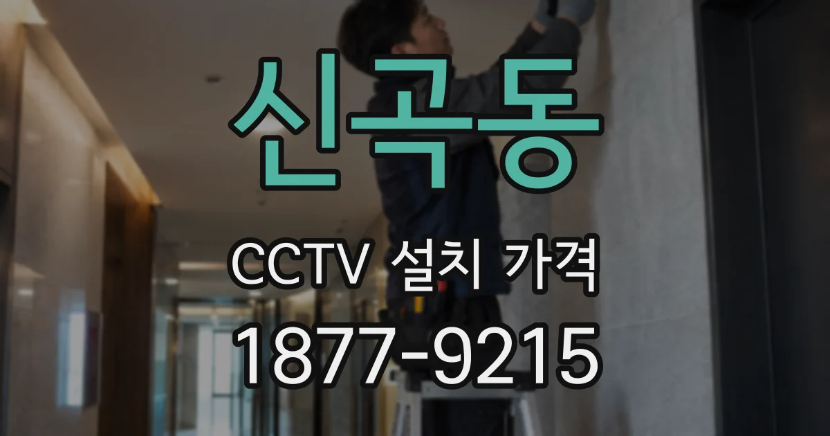 신곡동 CCTV 설치 가격