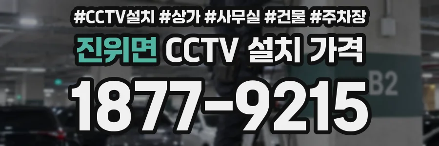 진위면 CCTV 설치 가격