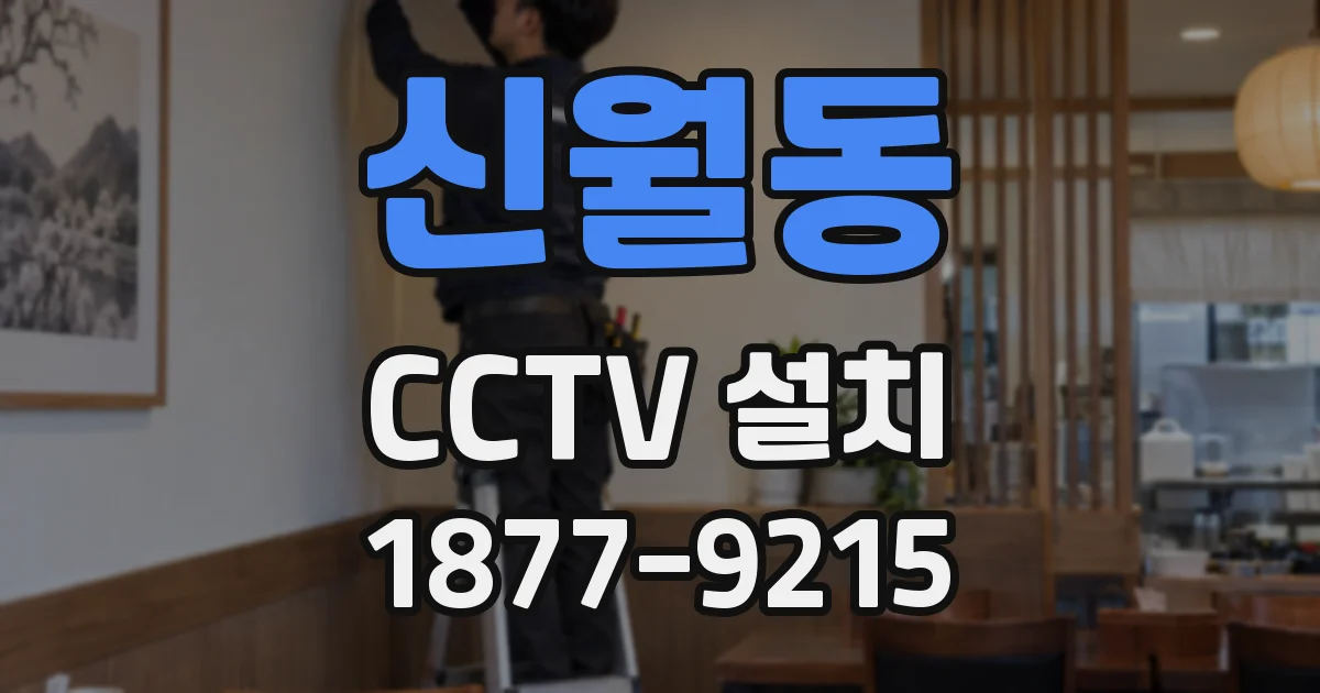 신월동 CCTV 설치