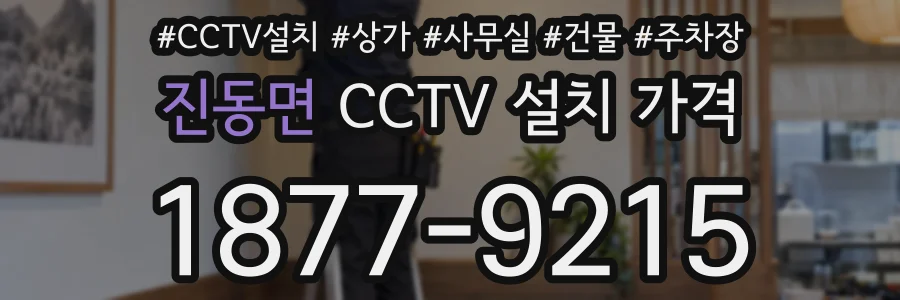 진동면 CCTV 설치 가격