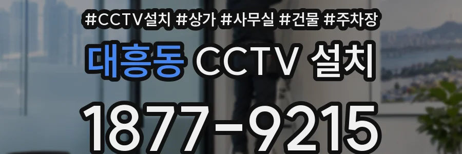 대흥동 CCTV 설치