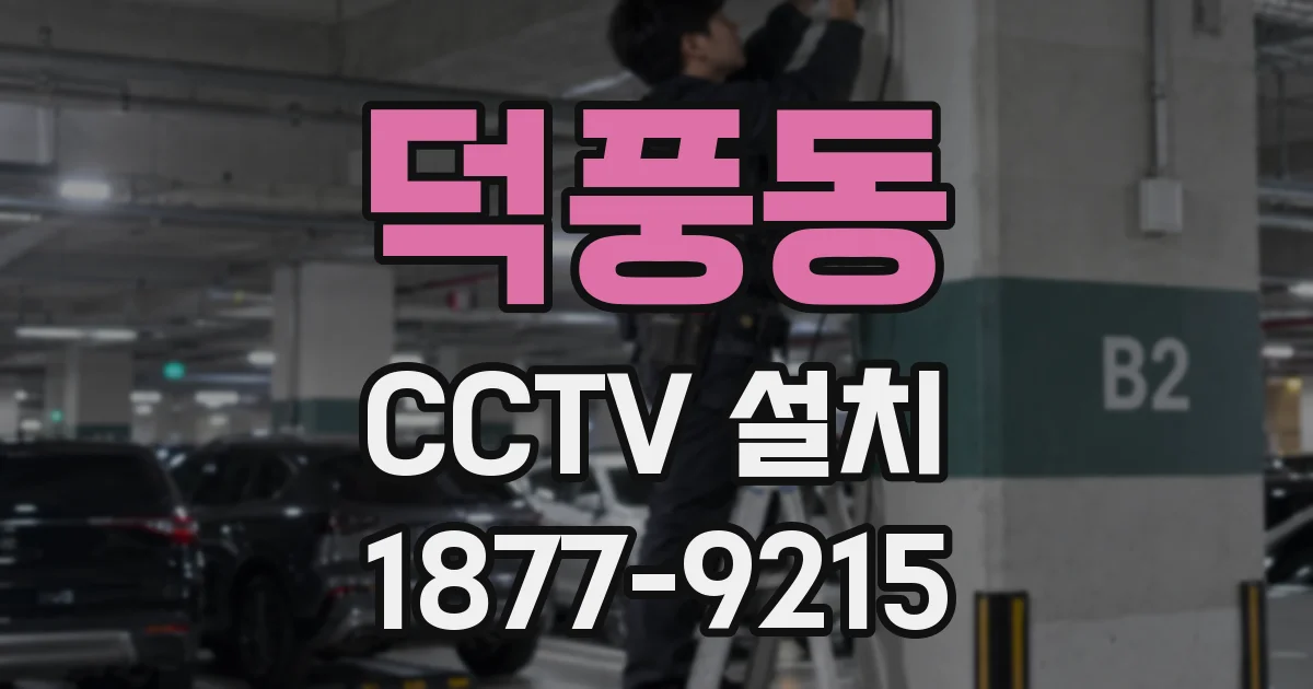 덕풍동 CCTV 설치