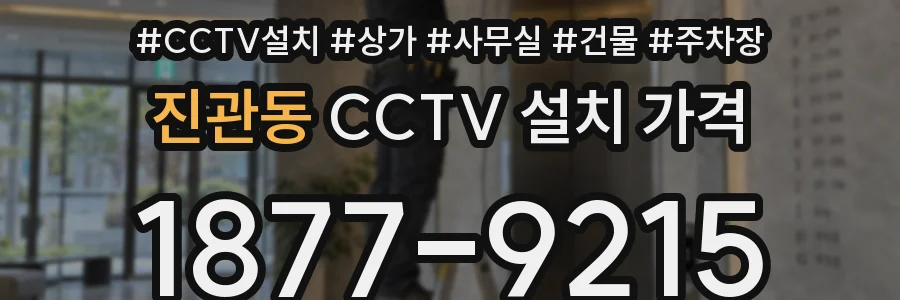 진관동 CCTV 설치 가격