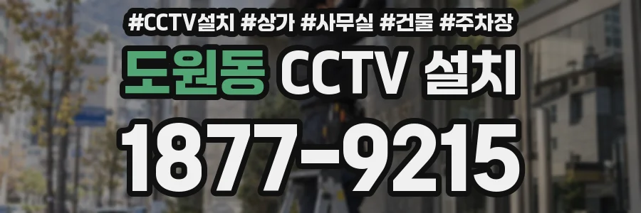 도원동 CCTV 설치