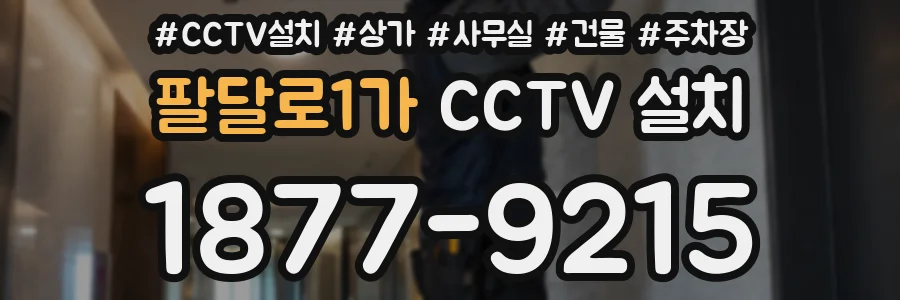 팔달로1가 CCTV 설치