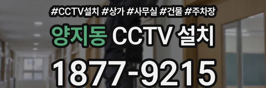양지동 CCTV 설치
