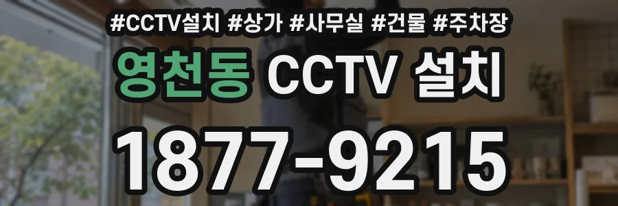 영천동 CCTV 설치