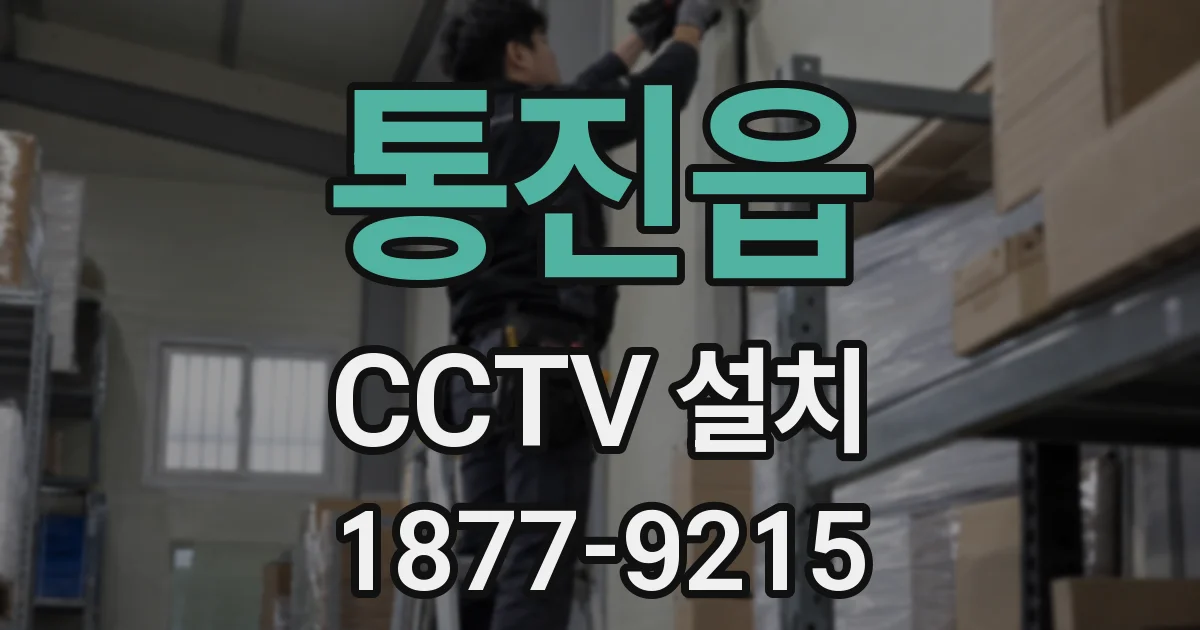 통진읍 CCTV 설치