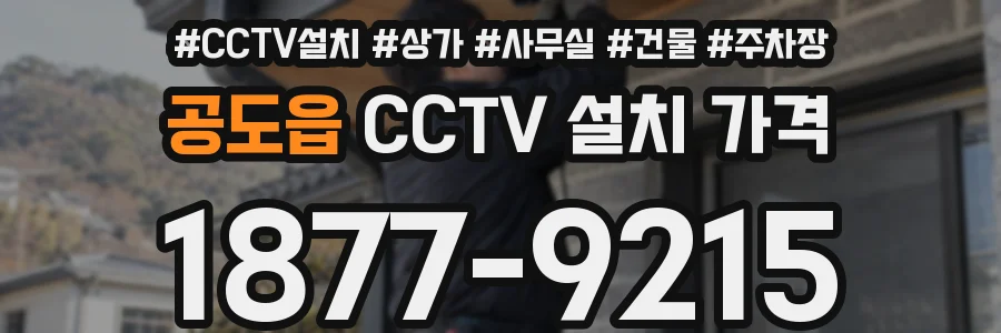 공도읍 CCTV 설치 가격