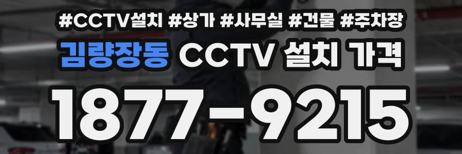 김량장동 CCTV 설치 가격