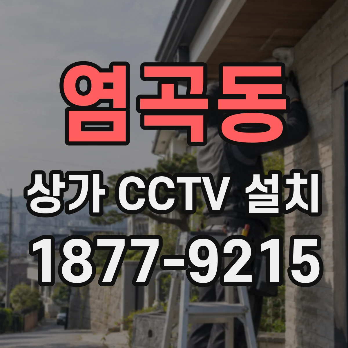 염곡동 상가 CCTV 설치