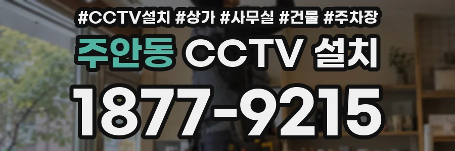 주안동 CCTV 설치