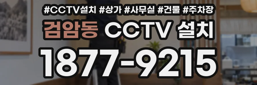 검암동 CCTV 설치