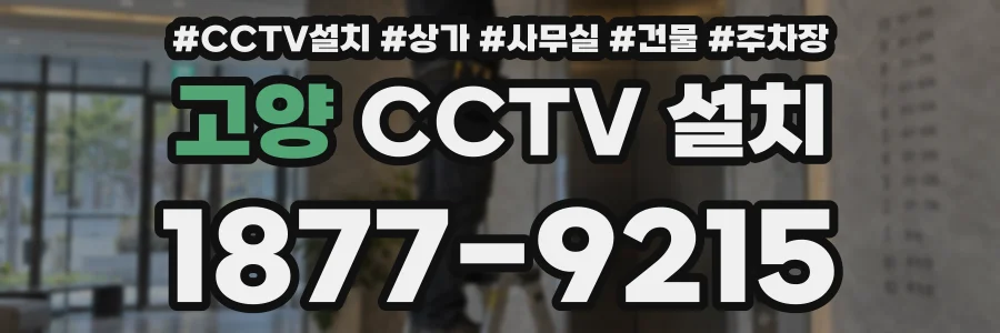 고양 CCTV 설치