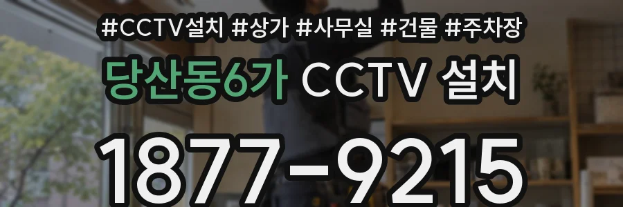 당산동6가 CCTV 설치