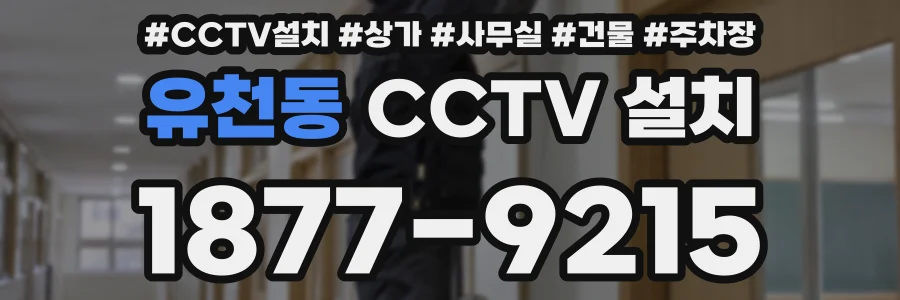 유천동 CCTV 설치