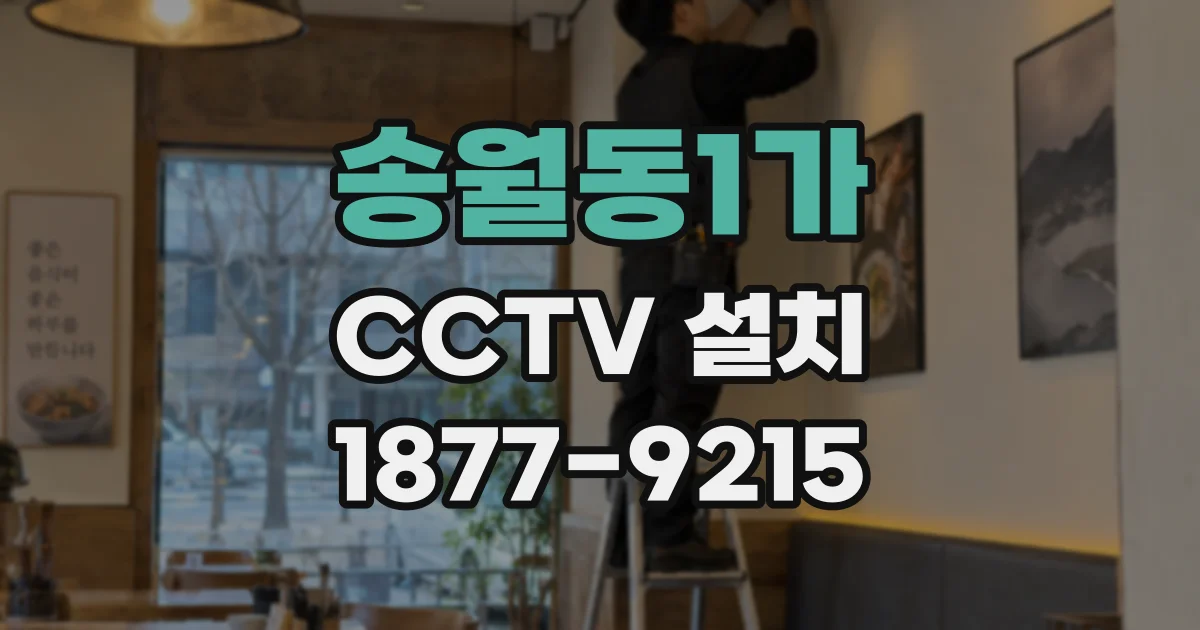 송월동1가 CCTV 설치