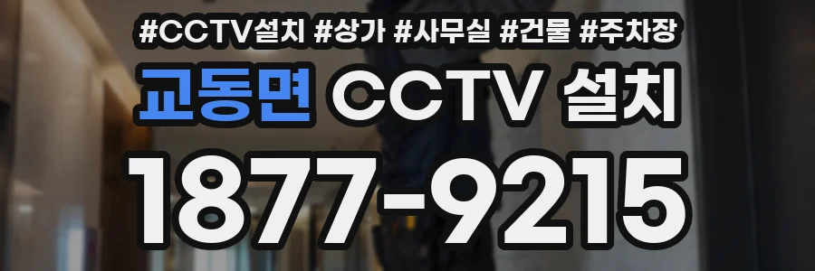 교동면 CCTV 설치