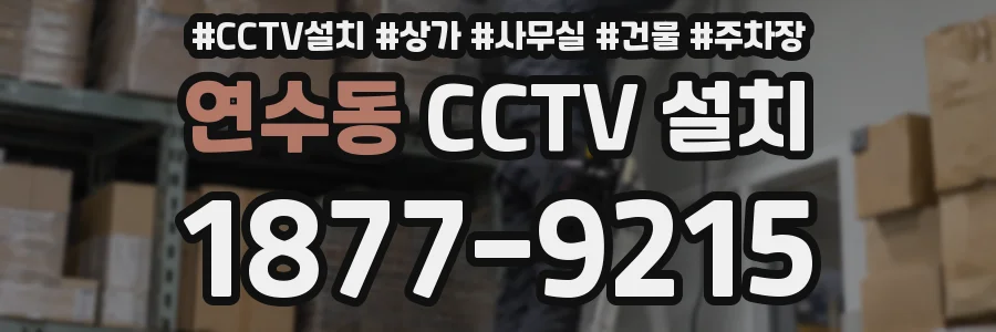 연수동 CCTV 설치