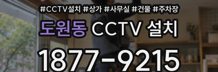 도원동 CCTV 설치