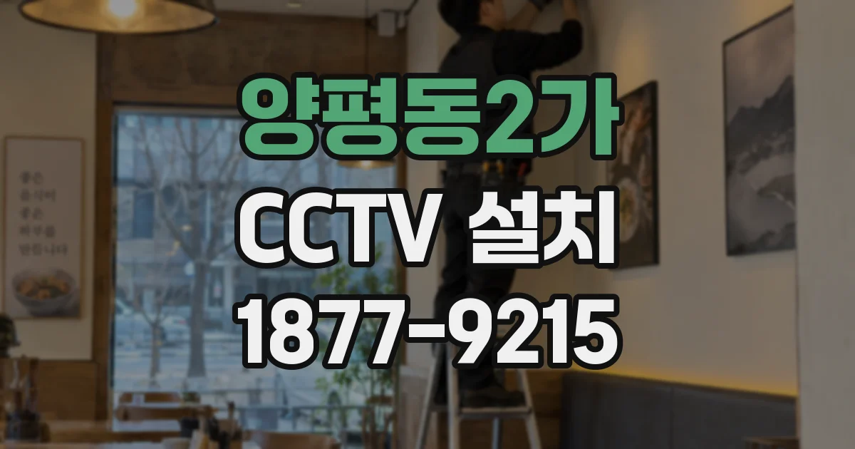 양평동2가 CCTV 설치