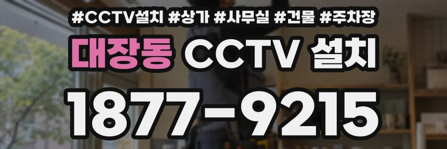 대장동 CCTV 설치