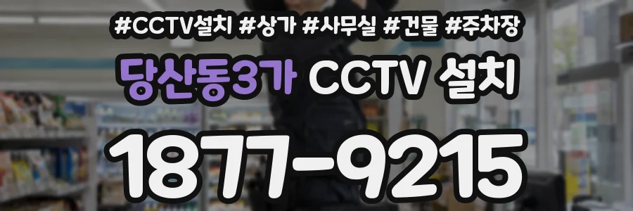 당산동3가 CCTV 설치