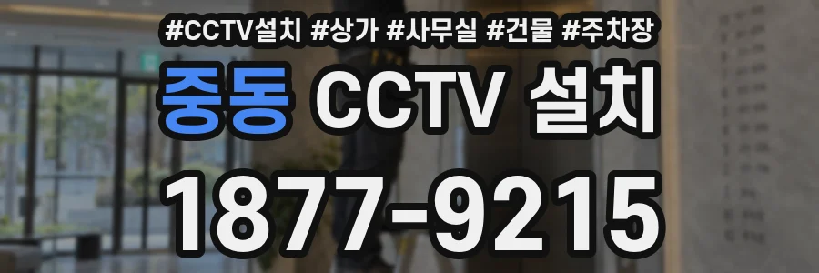 중동 CCTV 설치