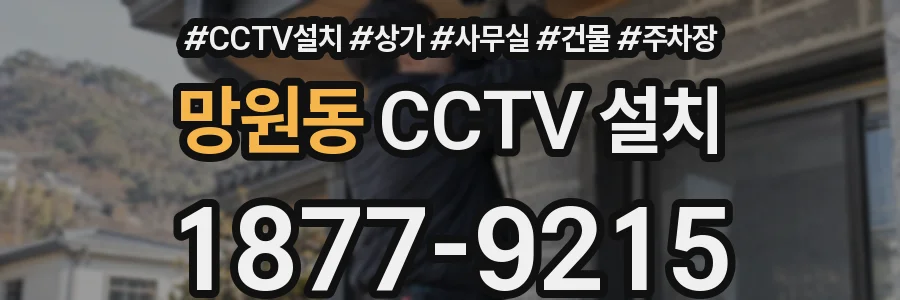 망원동 CCTV 설치