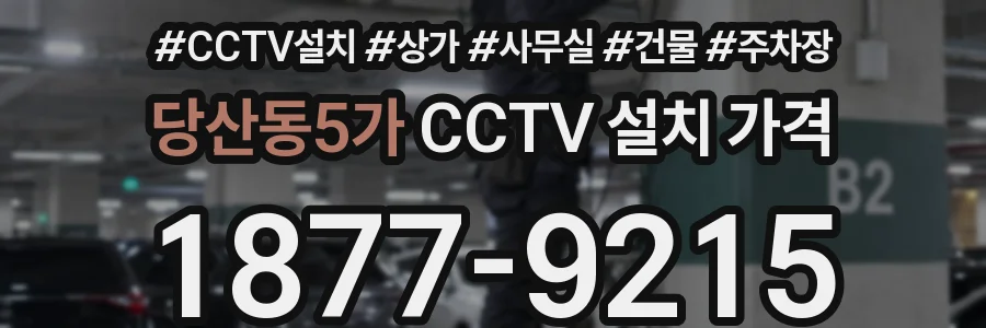 당산동5가 CCTV 설치 가격