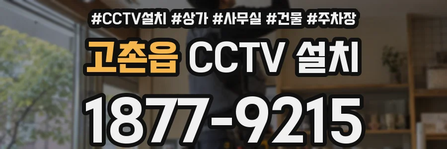 고촌읍 CCTV 설치