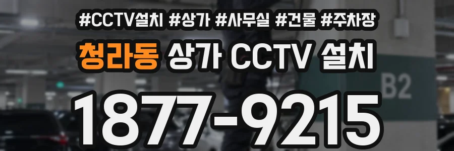 청라동 상가 CCTV 설치