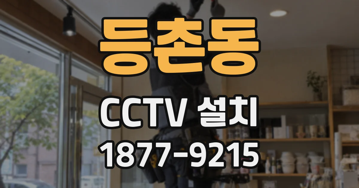 등촌동 CCTV 설치