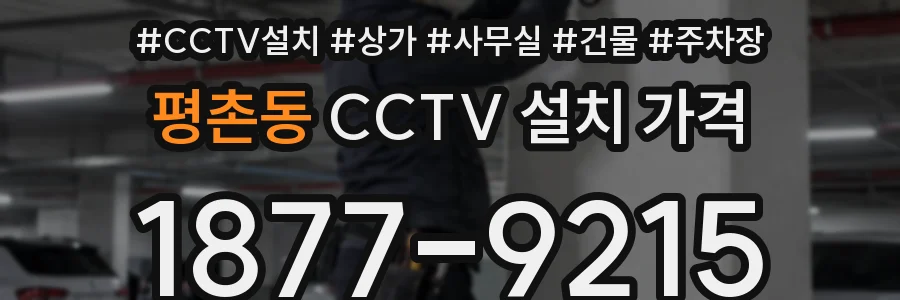 평촌동 CCTV 설치 가격