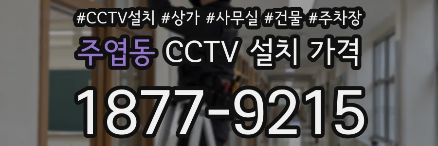 주엽동 CCTV 설치 가격
