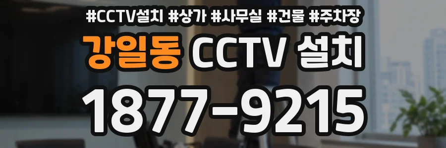 강일동 CCTV 설치