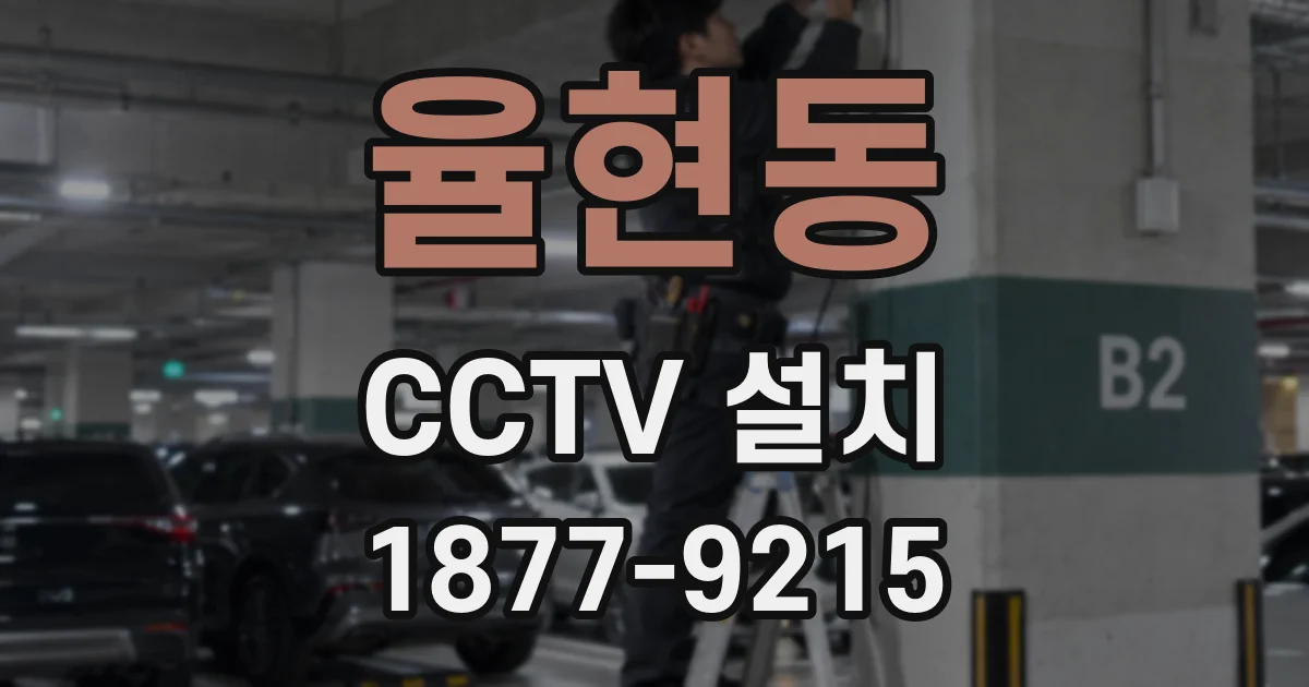 율현동 CCTV 설치