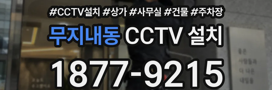 무지내동 CCTV 설치
