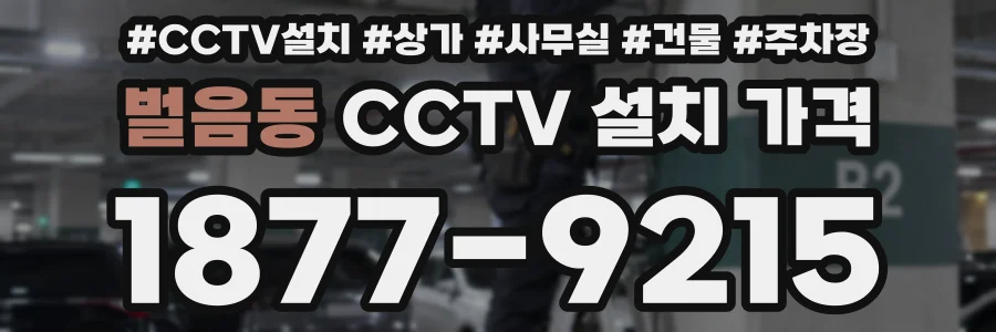 벌음동 CCTV 설치 가격