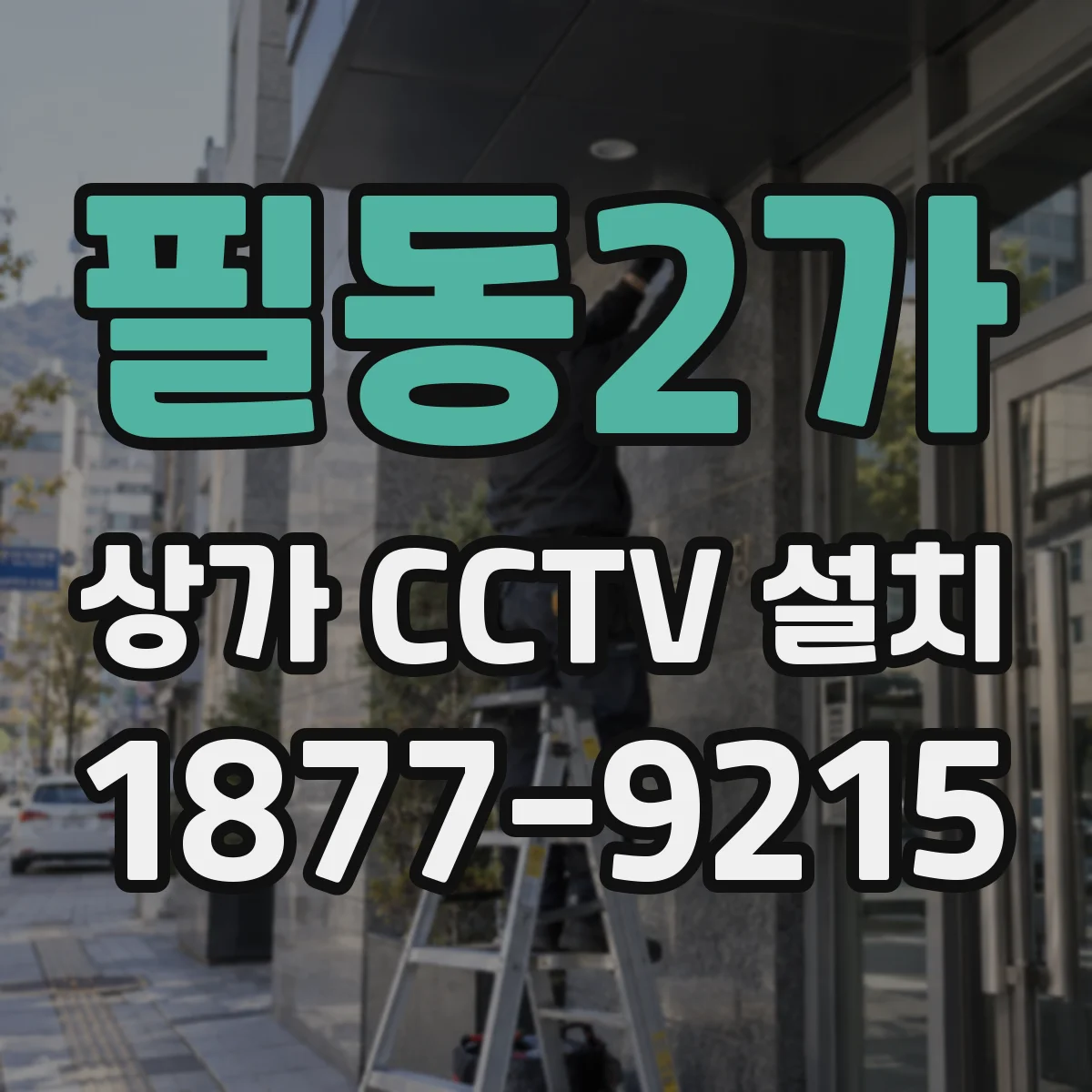 필동2가 상가 CCTV 설치