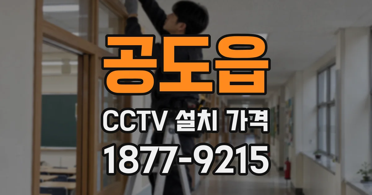 공도읍 CCTV 설치 가격