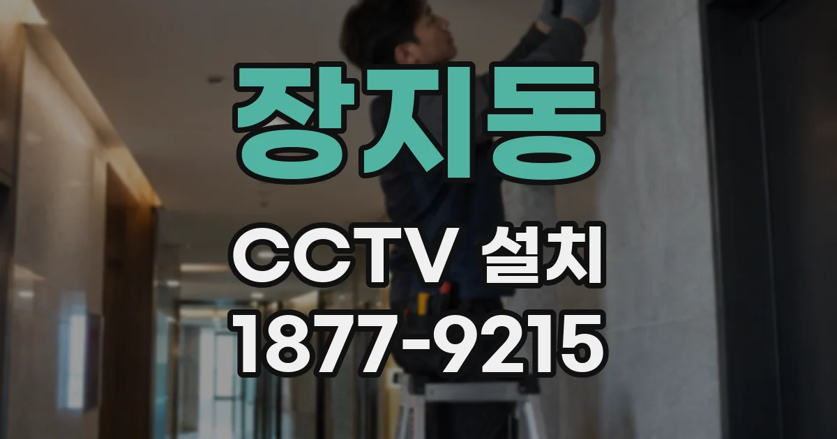 장지동 CCTV 설치