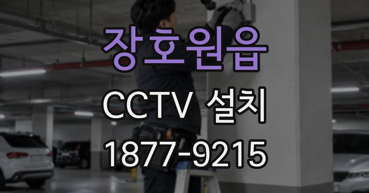 장호원읍 CCTV 설치