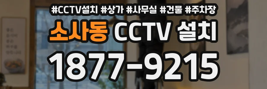 소사동 CCTV 설치