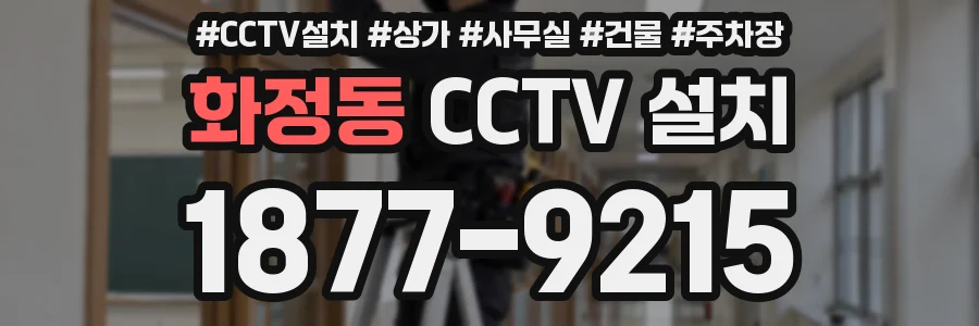 화정동 CCTV 설치