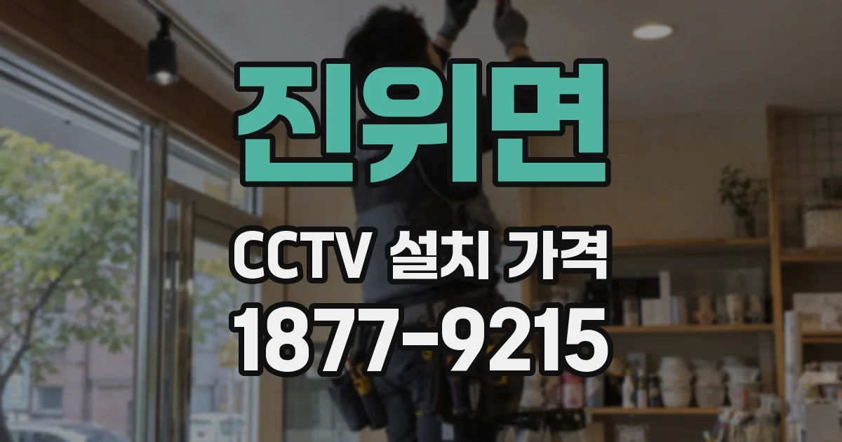 진위면 CCTV 설치 가격