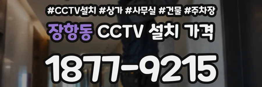 장항동 CCTV 설치 가격