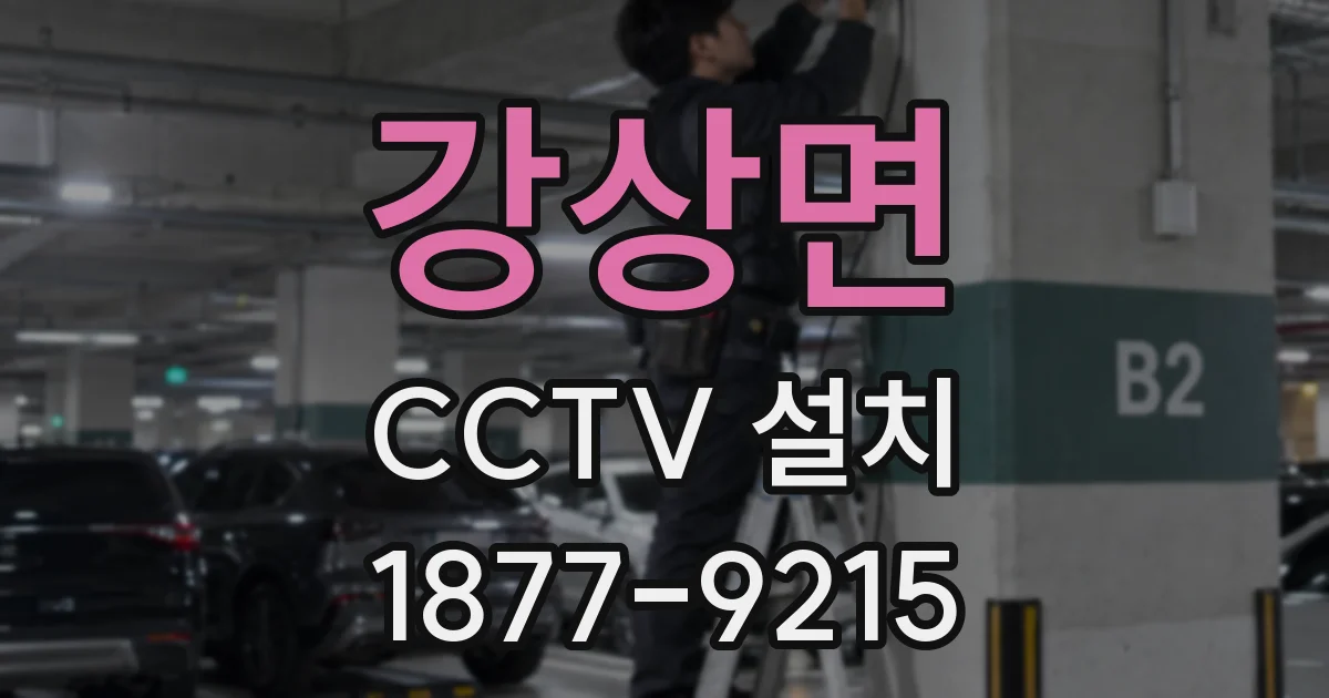 강상면 CCTV 설치