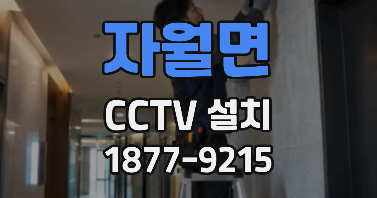 자월면 CCTV 설치