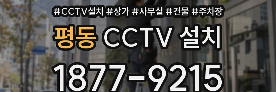 평동 CCTV 설치
